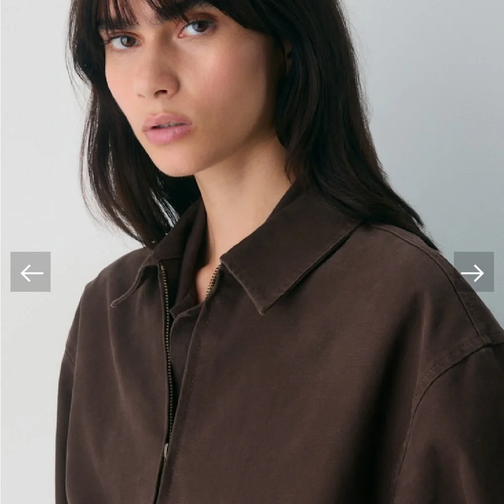 Aritzia TNA Brown Bomber Jacket - Picture 2 of 9